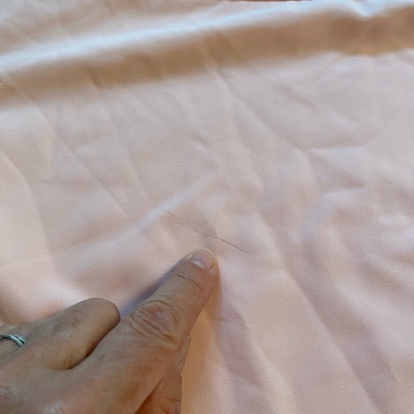 Studio Badgley Mischka pink silver jeweled bell sleeve blouse XL - Picture 8 of 8